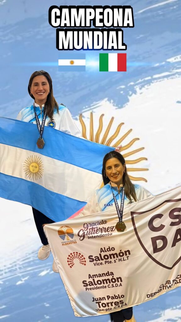 Orgullo Alderetense 🥇 ¡Valeria Ale es campeona en Italia!